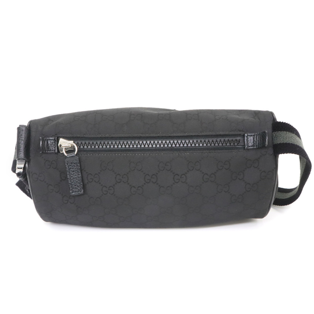 GUCCI Authentic Black Leather Hobo Bag